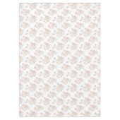 Nappe Vintage pink tablecloth, floral tablecloth (Devant)
