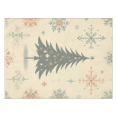 Nappe Vintage/rétro moderne Noël/hiver (Devant (Horizontal))