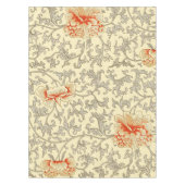 Nappe Vintage rose gris botanique (Devant)