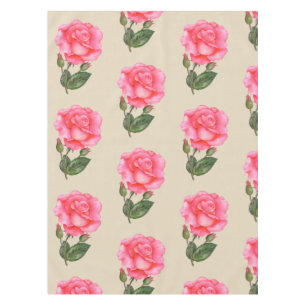 Nappe Vintage Roses roses roses Flore Botanique