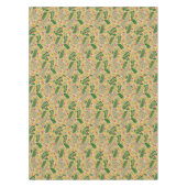 Nappe Vintage Rustic Green Holly Berry Noël (Devant)
