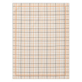 Nappe Vintage tartan motif blanc gris blanc nom (Devant)