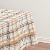 Nappe Vintage tartan motif blanc gris blanc nom (In Situ)