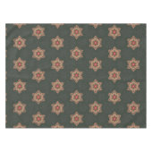Nappe Vintage Vert Noël Holly Celtic Star Motif (Devant (Horizontal))