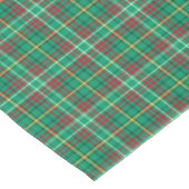 Nappe vintage verte de plaid de Noël (Angle)