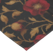 Nappe Vintage William Morris Red Gold Poppy Floral (Angle)
