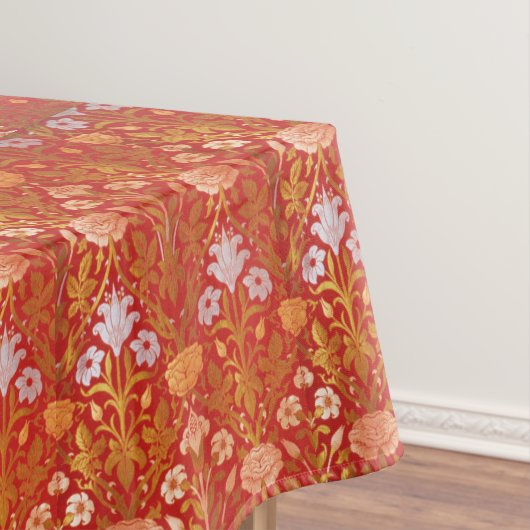 Nappe Vintage William Morris Rose et Lily (In Situ)