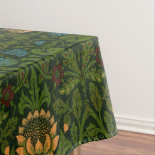 Nappe Vintage William Morris Violet et Columbine