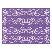 Nappe Violet avec rouleaux blancs (Devant (Horizontal))