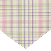 Nappe Violet rose pourpre citron vert Plaid Motif (Angle)