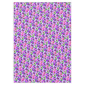 Nappe Violets colorés Pansy Flower Motif (Devant)