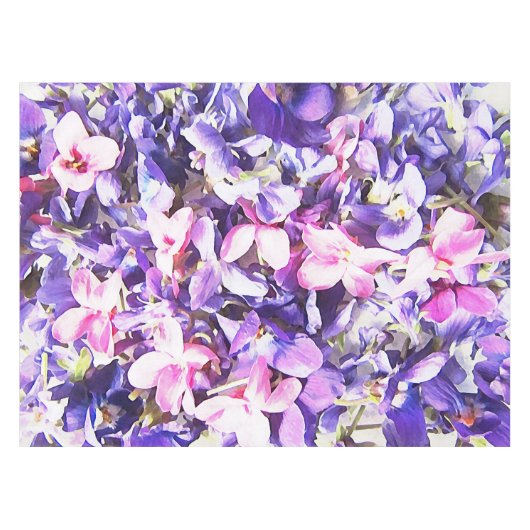 Nappe Violets sauvages (Devant (Horizontal))