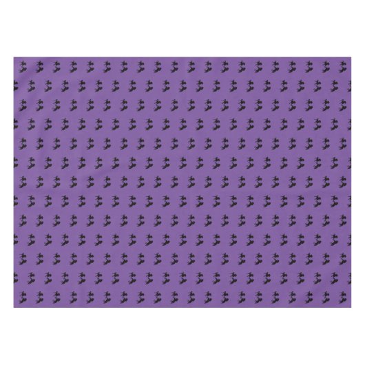 Nappe violette avec Chevaux - Choisir la couleur (Devant (Horizontal))