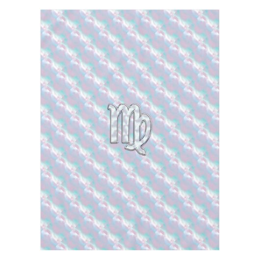 Nappe Virgo Sign on Pastels Mère de Pearl Style Imprimer (Devant)