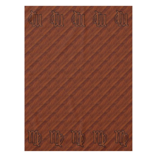 Nappe Virgo Zodiac Connexion en Mahogany Riche Style Boi (Devant)