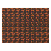 Nappe Visage Citrouille Halloween Jack-o'-lantern noir (Devant (Horizontal))