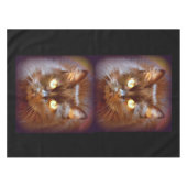 Nappe visage de chat noir (Devant (Horizontal))