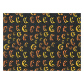 Nappe Visage du Citrouille Jack-o'-lantern (Devant (Horizontal))