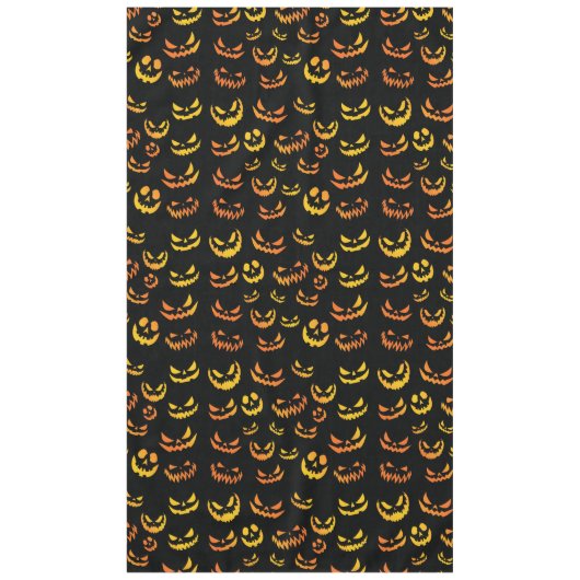 Nappe Visage du Citrouille Jack-o'-lantern (Devant)