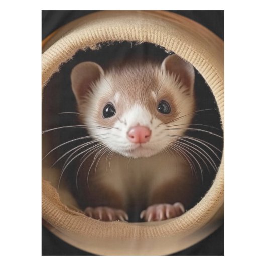 Nappe Visage du Ferret de bébé - Ferrets mignons (Devant)