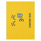 Nappe Visage sifflant avec yeux souriants (Devant)