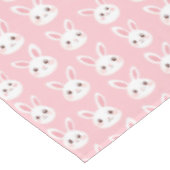 Nappe Visages de Lapin Rose (Angle)