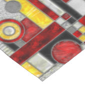 Nappe Vitrail Art déco rouge (Angle)