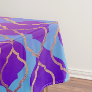 Nappe Vive orange vif violet Fuchsia Trefoil
