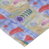 Nappe Voiles et fleurs rouges (Angle)