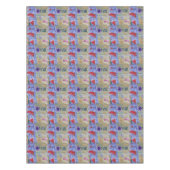 Nappe Voiles et fleurs rouges (Devant)