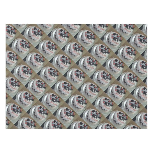 Nappe voiture de course d'anniversaire heureuse (Devant (Horizontal))