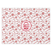 Nappe Voiture de Sucre de canne de Noël classique (Devant (Horizontal))