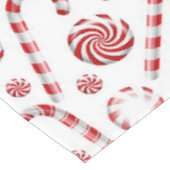 Nappe Voiture de Sucre de canne de Noël classique (Angle)