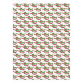 Nappe Volets de poivrons rouges et verts Pizza (Devant)