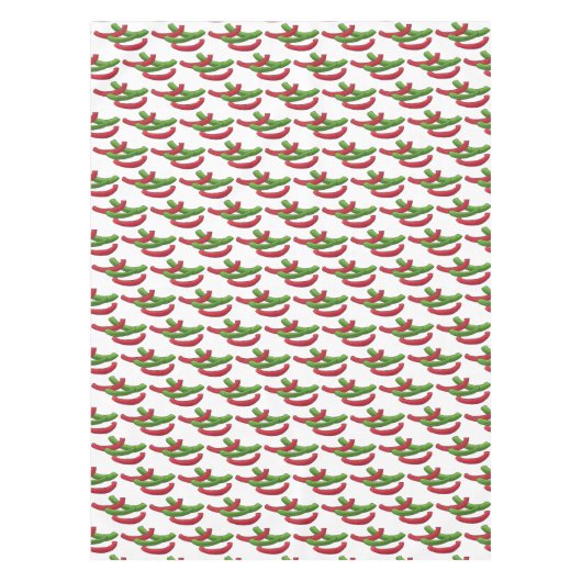 Nappe Volets de poivrons rouges et verts Pizza (Devant)
