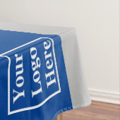 Nappe Votre logo commercial bleu et gris ici (In Situ)