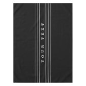 Nappe Votre texte fait sur commande et rayures modernes (Devant)