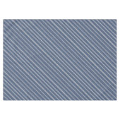 Nappe Vue en denim bleu et blanc (Devant (Horizontal))
