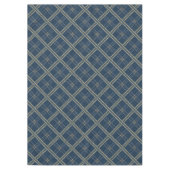 Nappe Vue en denim bleu et blanc (Devant)