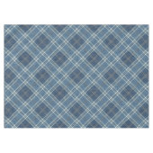 Nappe Vue en denim bleu et blanc (Devant (Horizontal))