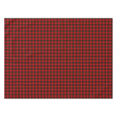 Nappe Wallace tartan rouge noir plaid (Devant (Horizontal))