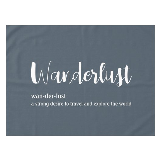 Nappe Wanderlust définition blanc gris bleu couleur (Devant (Horizontal))