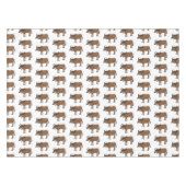 Nappe Water buffalo with flowers (Devant (Horizontal))