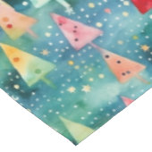Nappe Watercolor Colorful Festive Rainbow Christmas Tree (Angle)