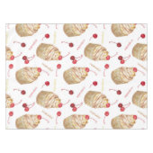 Nappe Watercolor cupcakes (Devant (Horizontal))