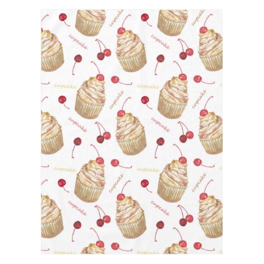 Nappe Watercolor cupcakes (Devant)