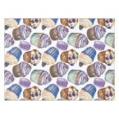 Nappe Watercolor cupcakes (Devant (Horizontal))