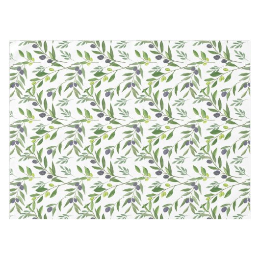 Nappe Watercolor Olive Pattern (Devant (Horizontal))