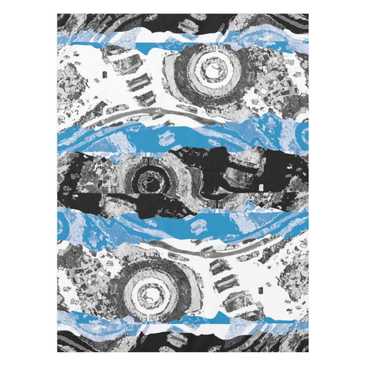 Nappe Wave Mechanism – Custom Tablecloth (52" x 70") (Devant)