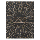 Nappe Web de Wyrd Matrix de marbre et d'or de destin (Devant)